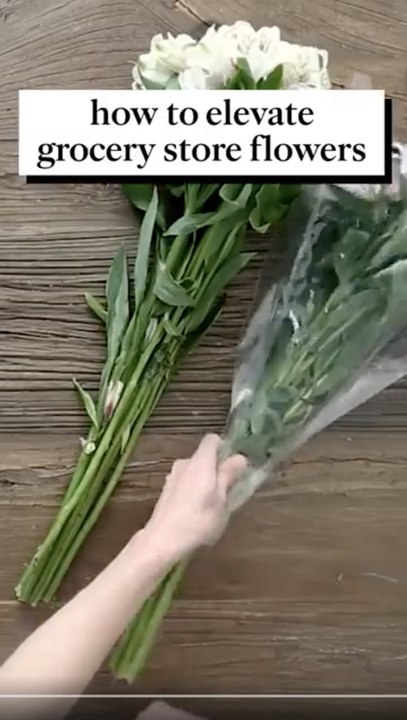 How to Elevate Grocery Store Flowers