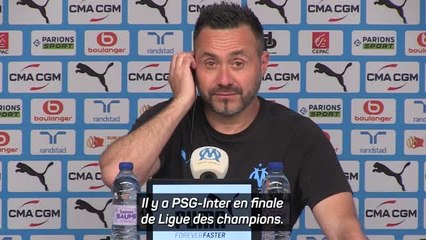 Marseille - PSG ou Inter ? De Zerbi regardera Netflix