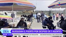 Bloquean el puerto de Manzanillo por el despido de 5 agentes