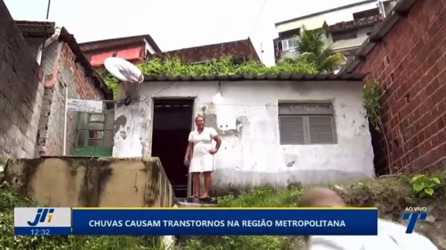 Chuvas causam transtornos na Região Metropolitana do Recife