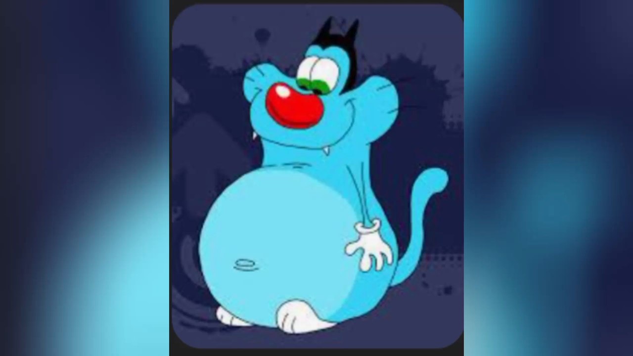 fat oggy and the cockroach 😂