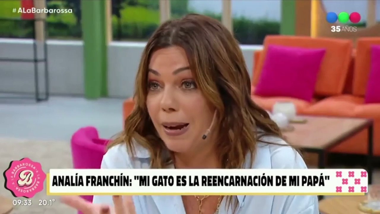 Analía Franchín reveló por qué cree que su papá reencarnó en su gato
