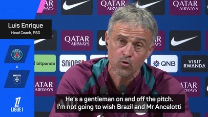 Enrique refuses to wish success to Ancelotti in new Brazil role