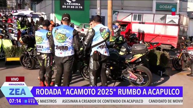 Rodada AcaMoto 2025: Motociclistas se concentran en la México-Cuernavaca