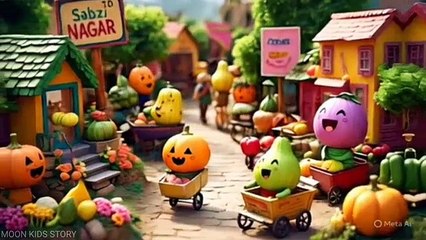Sabzi Nagar| Tomato Adventure| Animated Story #cartoon #moral story