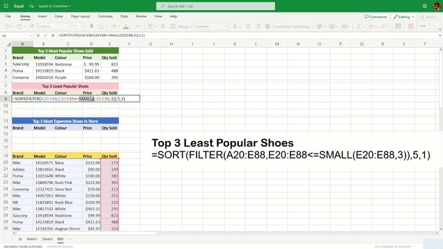 How do I find the Top 3 highest values in Excel? - Excel Tips and Tricks
