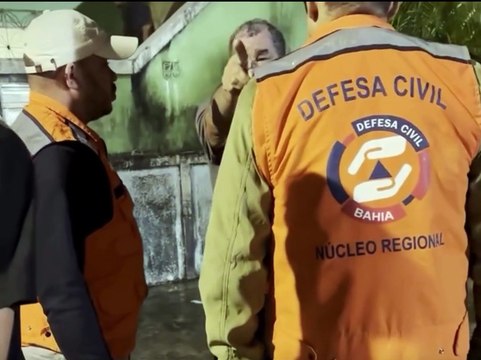 Fortes chuvas na Bahia deixam 28 pessoas desabrigadas