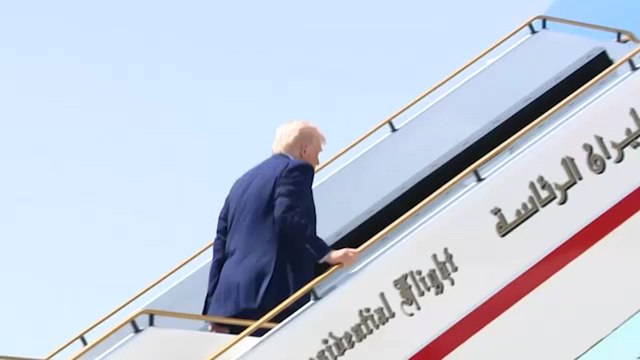 Trump returns to USA on Air Force One after unbelievable Middle East tour