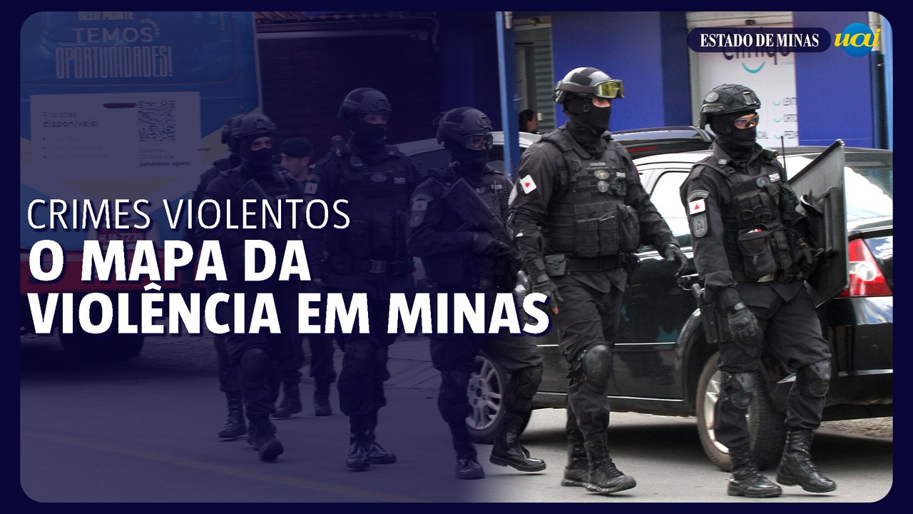 O mapa da violência em Minas
