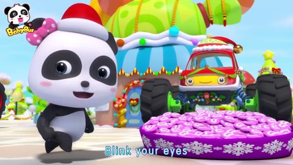 Baby Panda_s Big Lollipop _ How to Make Candies _ Share with Monster Cars _ BabyBus(1080P_HD)