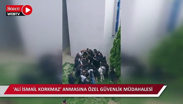 Ankara Üniversitesi'nde 'Ali İsmail Korkmaz' anmasına özel güvenlik müdahalesi