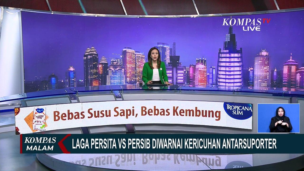 Ricuh! Suporter Bentrok saat Laga Persib VS Persita, Wasit Hentikan Pertandingan 10 Menit