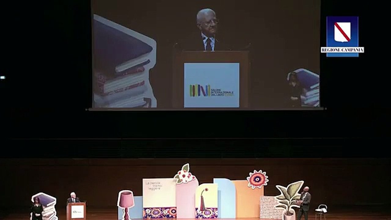 De Luca - La Regione Campania al Salone Internazionale del Libro di Torino (16.05.25)