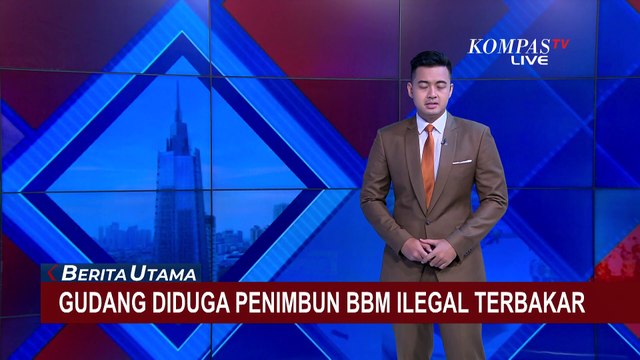 Gudang Diduga Penimbun BBM Ilegal di Jambi Terbakar, 8 Mobil Damkar Dikerahkan