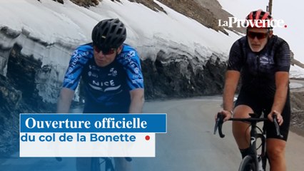 Ouverture officielle du col de la Bonette