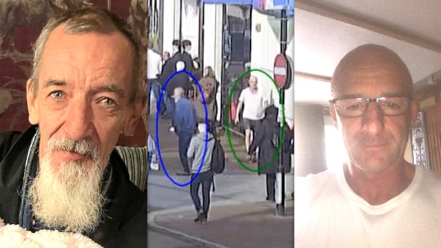 Moment Wayne Woodgate walks past man who would kill him 50 minutes later