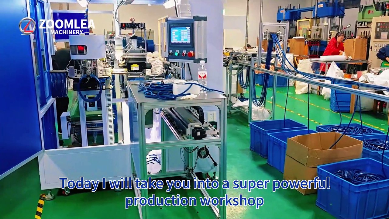 Stick 10 high standard sealing rings in 10 seconds! 86000 pieces/day of O ring bonding machine production line real-life photos