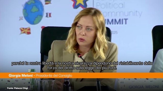 Meloni Ucraina ci ricorda che libertà è significato nostra identità