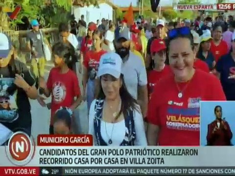 Nueva Esparta | Habitantes del mcpio. García expresan total apoyo a la candidata del GPPSB