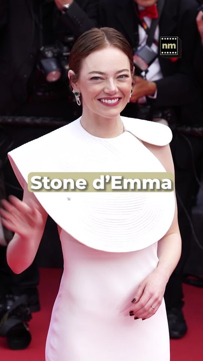 Festival de Cannes 2025 : les images de la montée des marches de la lumineuse Emma Stone