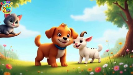 "Puppy, Kitten & Baby Goat’s Farmyard Fun! 🐶🐱🐐 | Cute Animal Adventures for Kids"