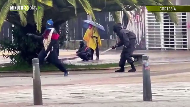 Continúan los disturbios en Bogotá por manifestaciones que causan caos en la movilidad