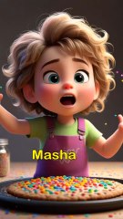 Masha and Bear Baking cookies 🍪🍪