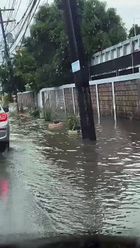 Se registran inundaciones en Santo Domingo Este
