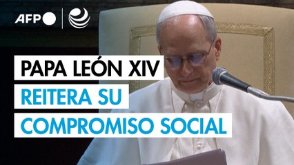 León XIV insiste en su compromiso social ante embajadores extranjeros