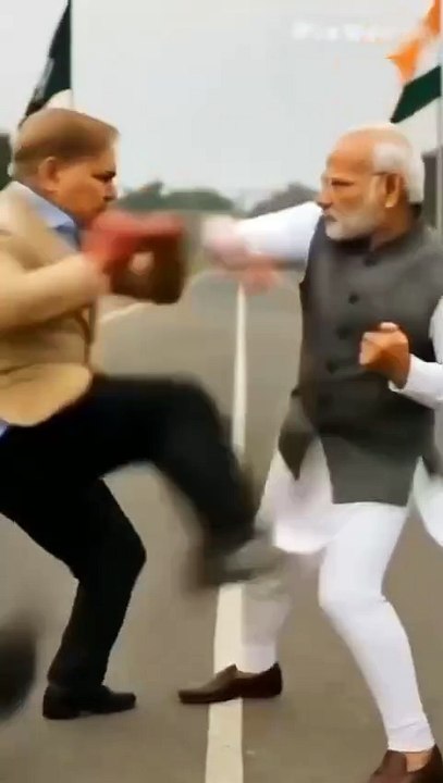 Shahbaz aur Modi kee larai ho gayi live video