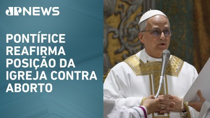 Papa Leão XIV afirma que a família representa união estável entre homem e mulher
