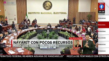 La elección judicial en Nayarit enfrenta falta de recursos, señala consejera del INE