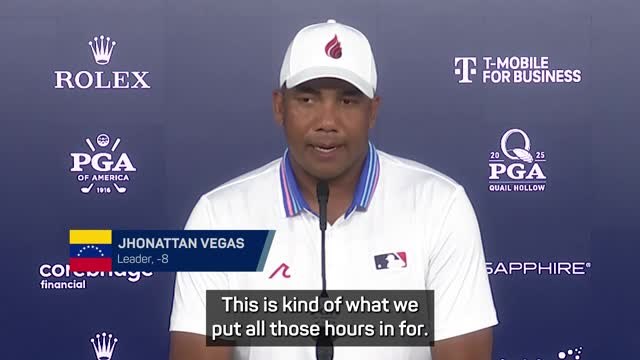 'It means a lot' - Vegas relishing shock PGA Championship lead