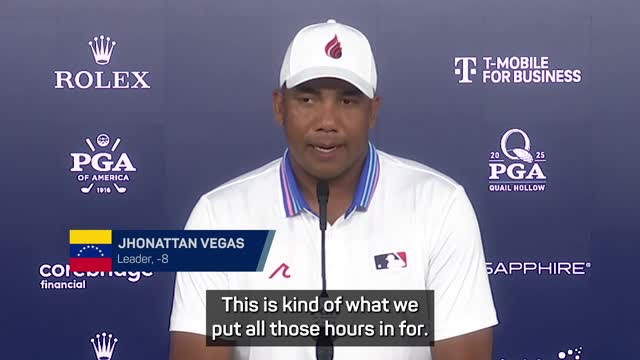 'It means a lot' - Vegas relishing shock PGA Championship lead