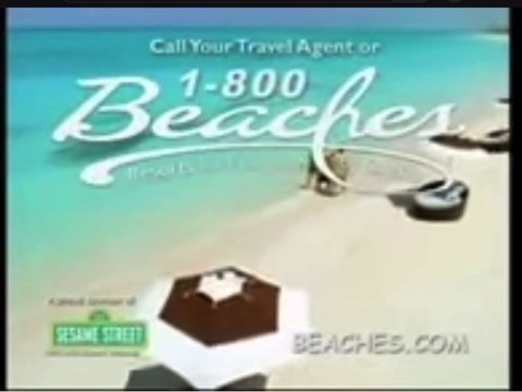 Beaches Resorts Sponsor of Sesame Street PBS Kids Sprout (2009-2010) (x2) (LOW Quality)