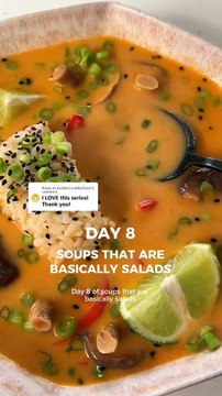 DAY 8: Thai Red Curry Soup 🍛🌶️ w/ Shiitake & Rice | Easy Comfort Food Recipe #thinkrice