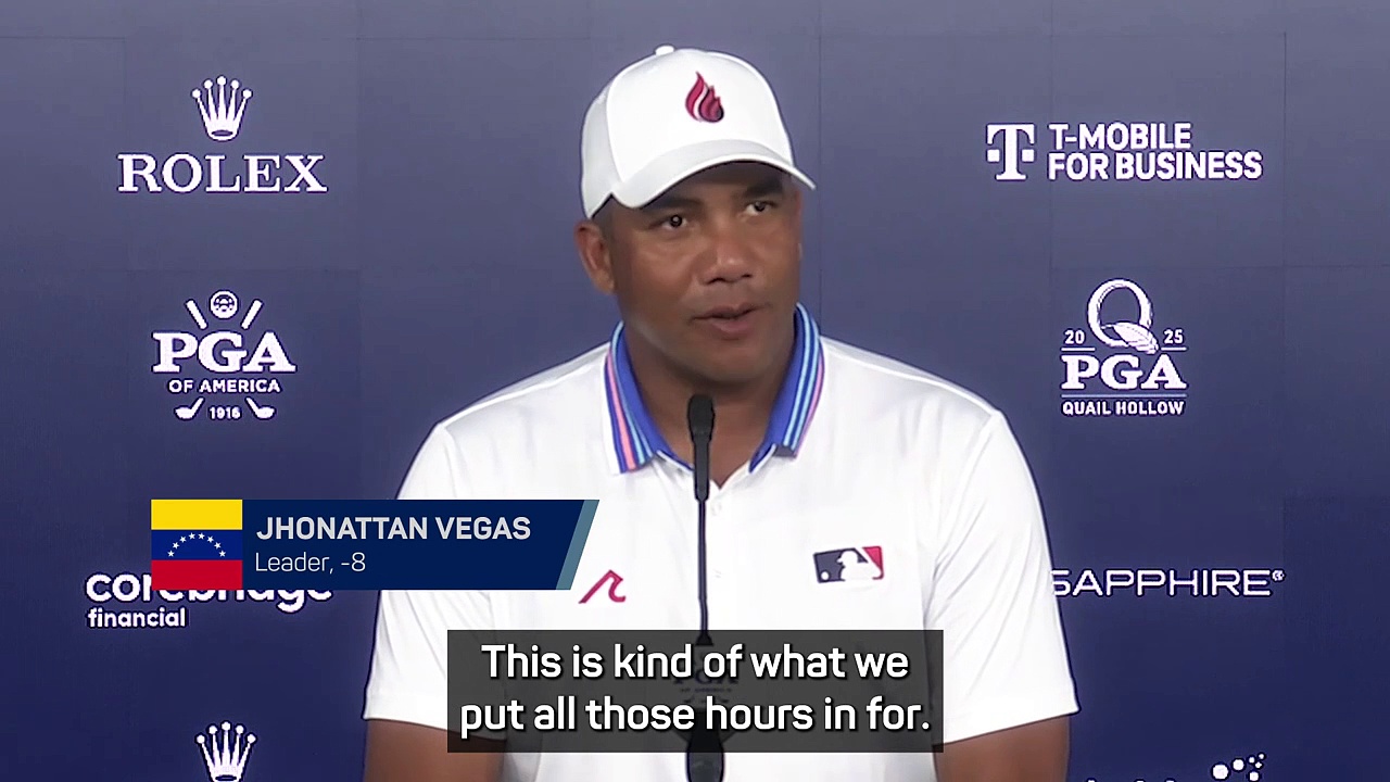 'It means a lot' - Vegas relishing shock PGA Championship lead