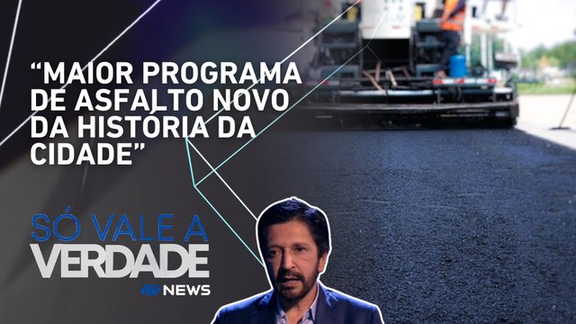 Ricardo Nunes revela projetos para acabar com buracos e enchentes em SP | SÓ VALE A VERDADE
