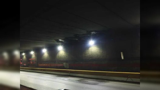 Lluvias provocan filtraciones de agua en túnel de la 27 de Febrero