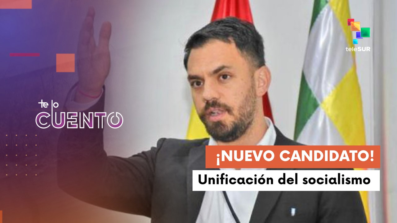 Eduardo Del Castillo anuncia que es candidato presidencial en sustitución del Pdte. Luis Arce