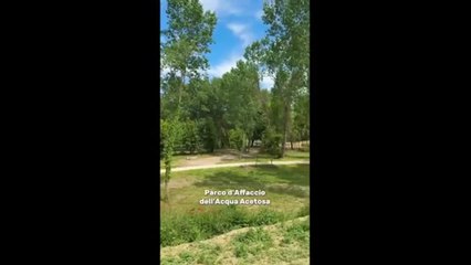 Un'oasi naturalistica al posto del campo nomadi e della discarica: è il Parco d'affaccio dell'Acqua Acetosa