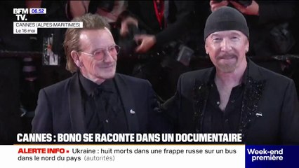 "Bono: Stories of Surrender": Bono se raconte dans un documentaire présenté au festival de Cannes