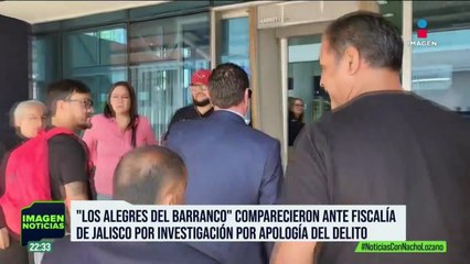 Los Alegres del Barranco acudieron nuevamente a la Fiscalía de Jalisco a comparecer
