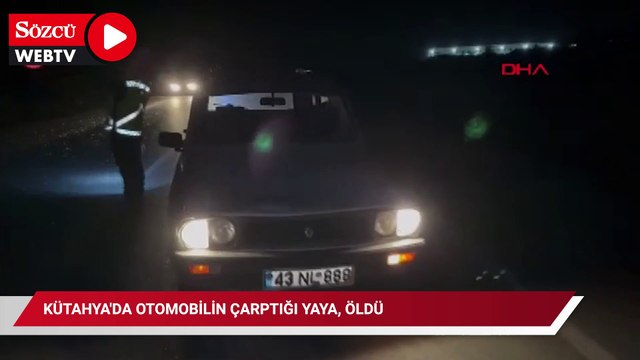 Kütahya'da otomobilin çarptığı yaya, otomobilin çarpması sonucu yaşamını yitirdi