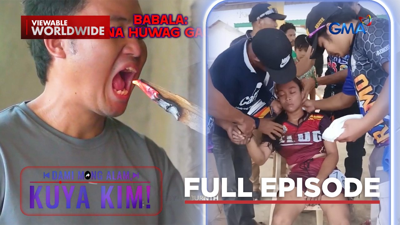 Lalaki, kumain ng baga ng kahoy?!; Runner, nahimatay dahil sa init?! | Dami Mong Alam, Kuya Kim!
