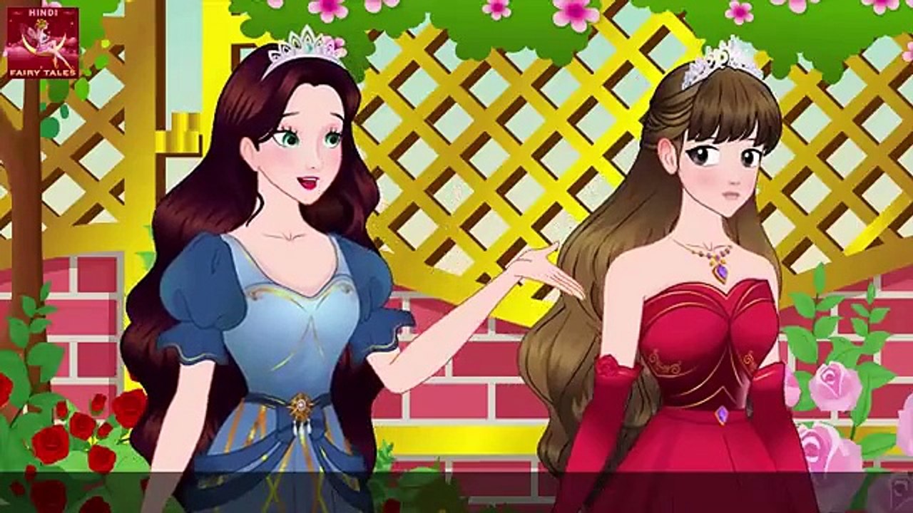 अमीर राजकुमारी और ग़रीब राजकुमारी _ Rich Princess And Broke Princess in Hindi _ @HindiFairyTales