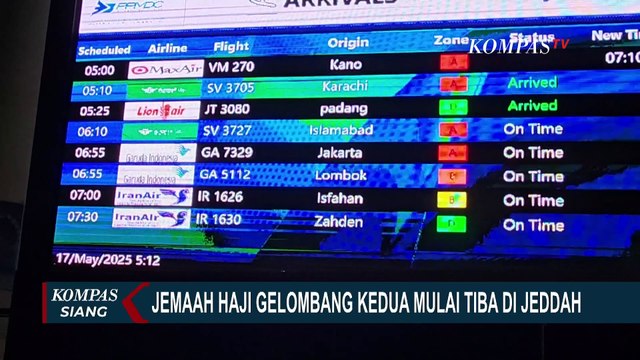 Jemaah Haji Gelombang Dua Tiba di Jeddah, Langsung Menuju Mekkah untuk Umrah Wajib