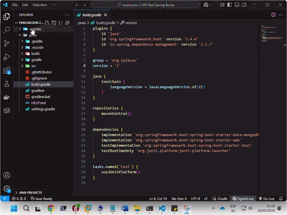 API REST spring discografia