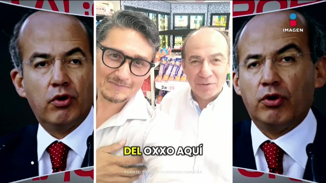 Felipe Calderón mandó saludos desde un OXXO