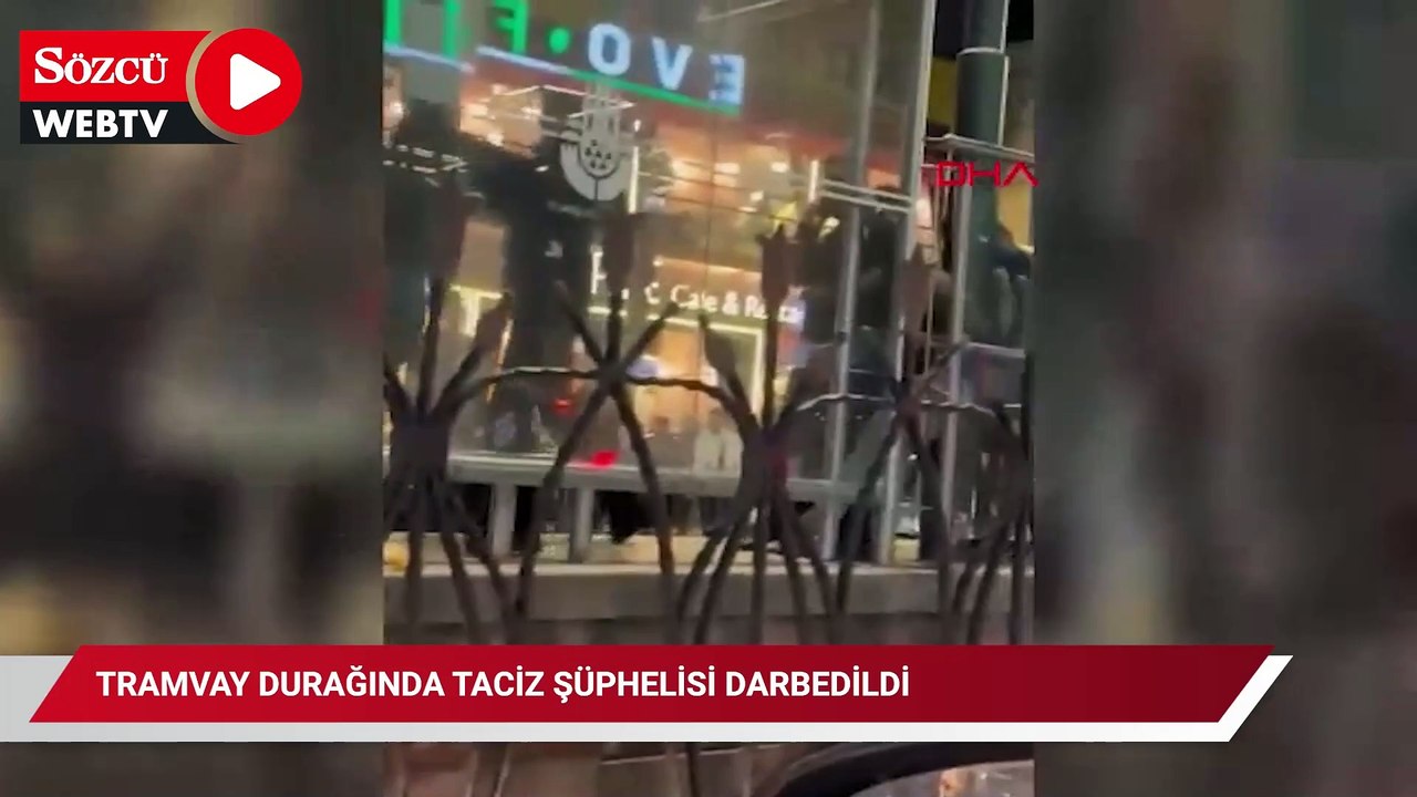 Sultangazi'de tramvay durağında taciz şüphelisi darbedildi